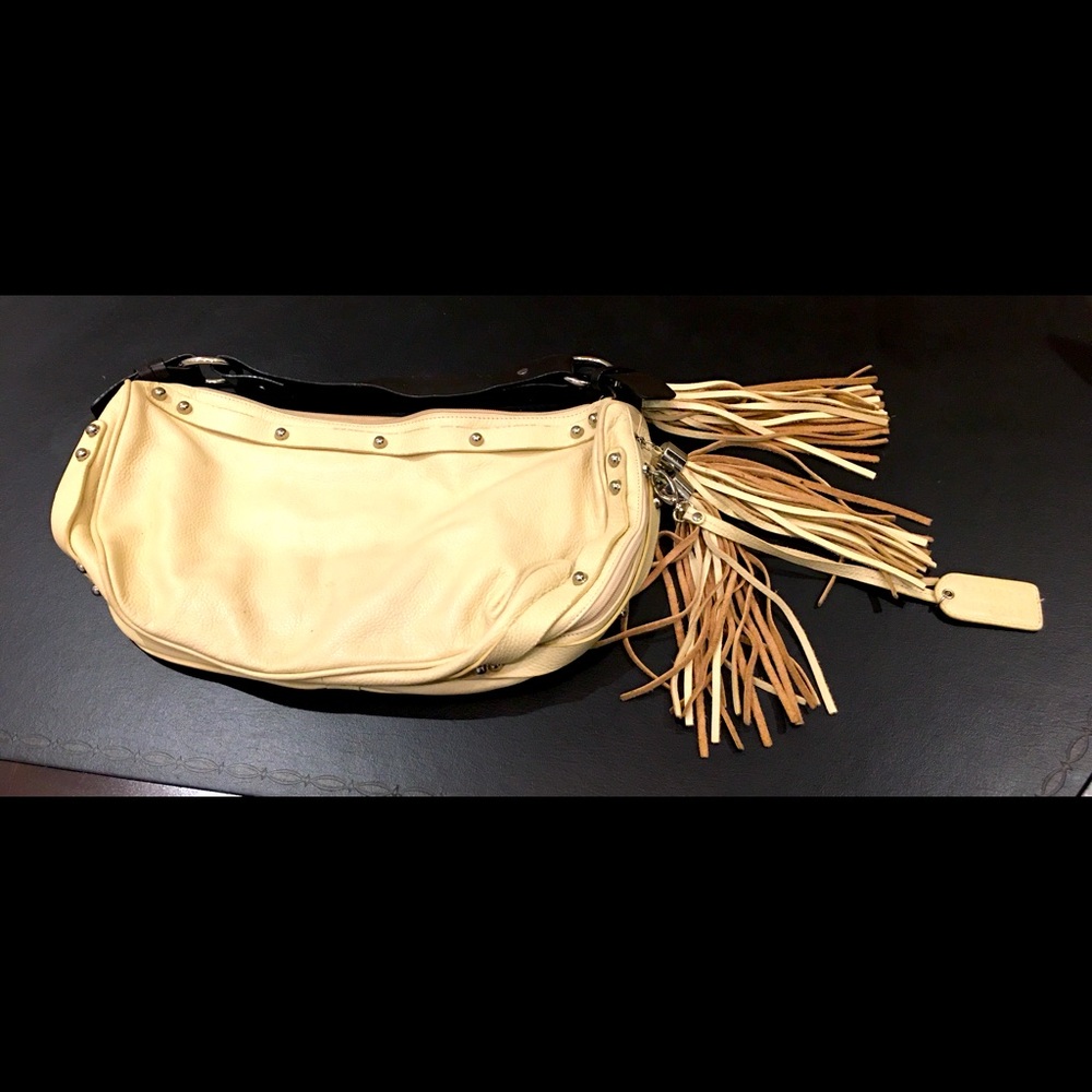 Barneys New York Shoulder Tan Bag